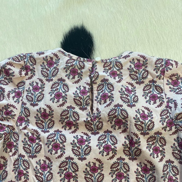 Crewcuts matching set printed puff-sleeve blouse and ruffle pull-on shorts - Picture 10 of 11